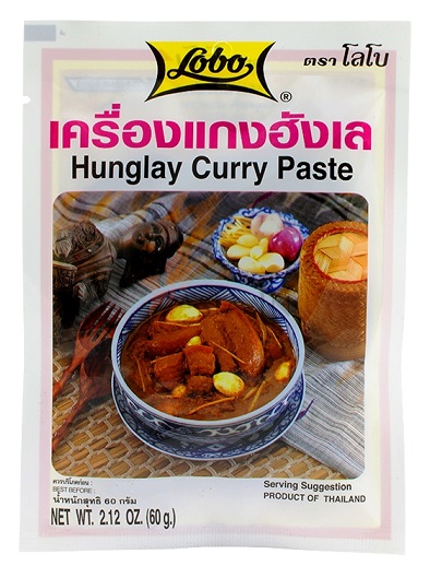 Hunglay curry paste Lobo 60 g.
